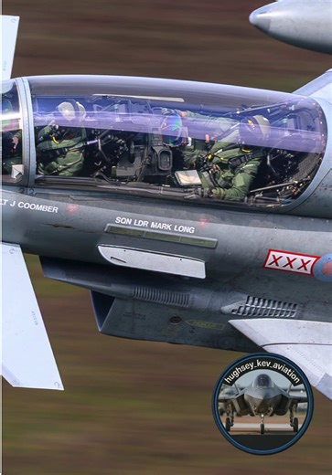 Second pass from this twin seat Eurofighter. . Royal Air Force Eurofighter Typhoon T.3 ZK380 low level in LFA7 the Mach loop. . . . . . #machloop #eurofighter #aviation #fighterjet #aviationphotography