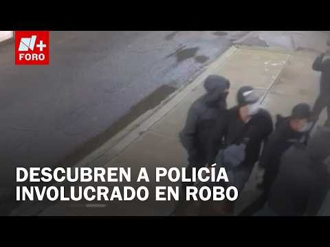 Cae policía de investigación por robar caja fuerte de una vivienda en CDMX