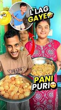 Desi Pani Puri Mini Vlog 😍 - #minivlog #MiniVlogs #sonuvlogs #shorts #ytshorts #entertainment