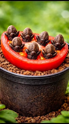 👉 This Tomato Plant Shouldn’t Be Possible… But It Is 🍅 #shorts #viral #trending