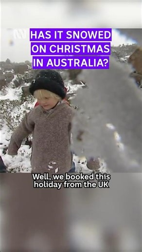 Has it ever snowed in Australia on Christmas Day? #Snow #Weather #Christmas #Summer #Australian
