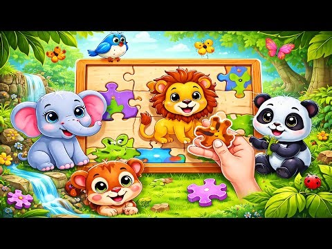 Animal Puzzle and Games for Kids - Learn Animals Names and Sounds | Android Gameplay
