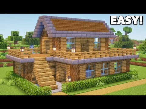 Minecraft: How to Build a Survival House Tutorial (Easy)