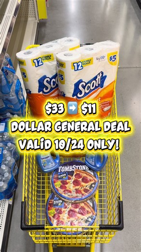 $33 down to $11 at Dollar General! Valid 10/24 only! #dollargeneralcouponing #couponing #couponcommunity #dollargeneral #dollargeneraldeals