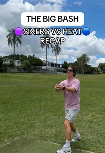 Brisbane Heat 🆚 Sydney Sixers Match recap in under 60 seconds 🏏 #crickethighlights #cricketlover #brisbaneheat #sydneysixers #bigbashleague