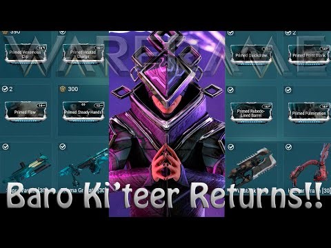 Warframe - Baro Ki'Teer Returns! [26th December 2026]