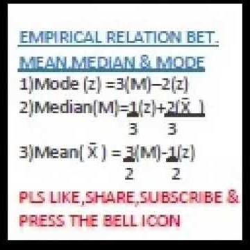 Relation between Mean ,Mode, & Median II #mathsskillrx #shorts #exam #mathseries #statistics