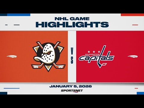 NHL Highlights | Ducks vs. Capitals - January 5, 2025