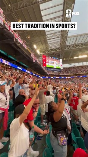England singing "Wonderwall" with its fans never gets old