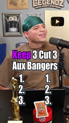 Keep 3 Cut 3 Aux BANGERS! 🎵 #fyp #rap #music #game #funny | rap game
