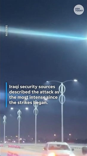 Explosion seen as Iran attacks US Embassy in Baghdad with drones