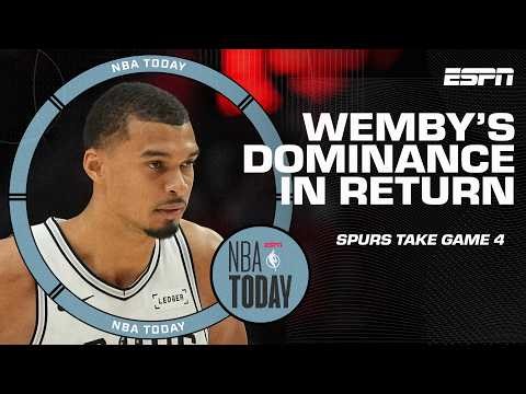 Wemby is the ULTIMATE CHEAT CODE 🎮 Dissecting the Spurs' Game 4 dominance vs. Blazers | NBA Today