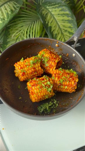 Buttery Garlic Masala Corn 🧈🤤