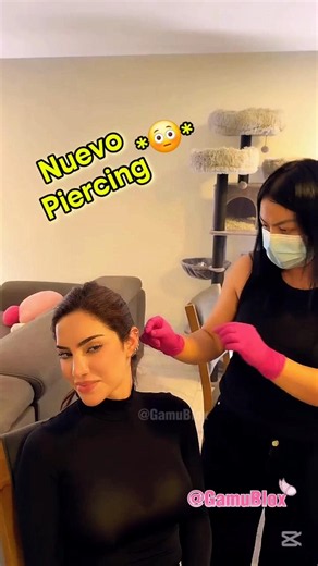NUEVO PIERCING DE KIMBERLY LOAIZA😳😍😏#reels #jukilop #kim #viral