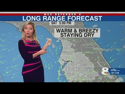 Warm, breezy, & dry weekend, here's Rebecca's forecast for Friday evening