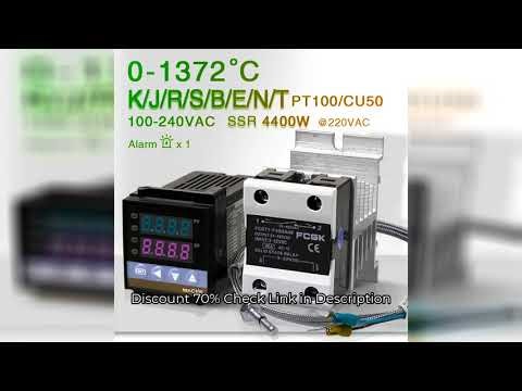 REX-C100 PID Temperature Controller 220v 400 degree Digital thermostat Output 40A SSR K Type Thermoc