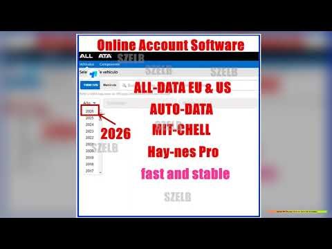 2025 ALL DATA Online Account for Autodata Alldata Haynes PRO Workshop Car Repair Software Support