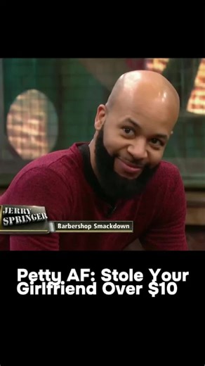 Barber stole her girlfriend over 10 dollar and said she still owes him #jerryspringer #jerryspringertv #barber #money
