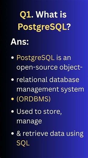 What is PostgreSQL? | PostgreSQL Series | Q&A Part 1
