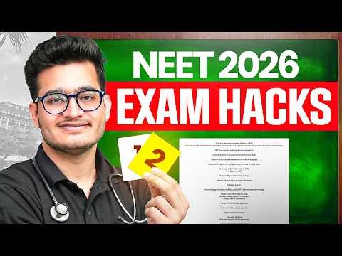 NEET 2026 Exam Hacks 🤯 | MUST WATCH Before Exam 🚨