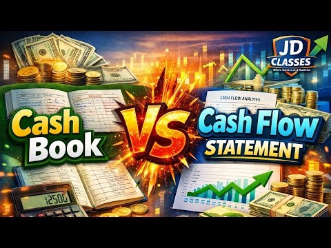 || What is the Main Difference Between Cash Book VS Cash Flow Statement ???? 🤔