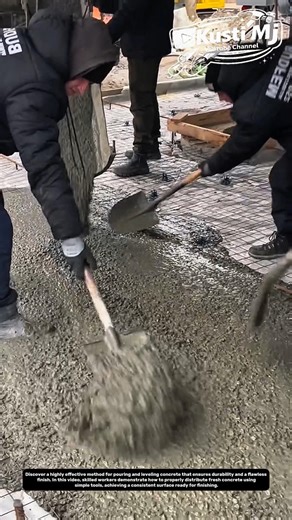 Perfect Concrete Pouring Technique – Smooth, Strong & Efficient Construction Process!