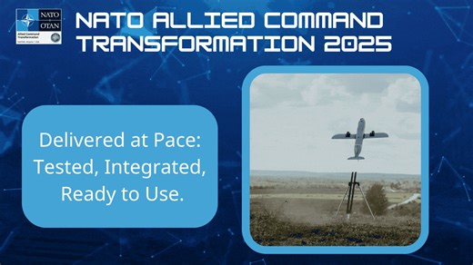 Acceleration in 2025 was proven through delivery, not intention.​ NATO - Allied Command Transformation (ACT) translated urgency into operational outcomes by using Beacon Projects and NATO Innovation Challenges to move capability from problem to fielded solution at speed.​ A clear example is the NATO Innovation Challenge focused on countering glide bomb threats. NATO ACT helped identify the operational gap, sourced viable solutions from industry, and moved them rapidly through development and tes