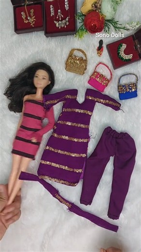 Barbie doll salwar suit transition🥰