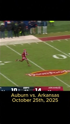 Auburn vs. Arkansas #3 - October 25th, 2025