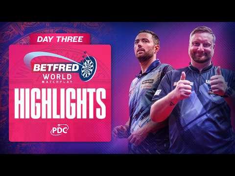 WINTER GARDENS EPIC! 🤯 | Day Three Highlights | 2026 Betfred World Matchplay