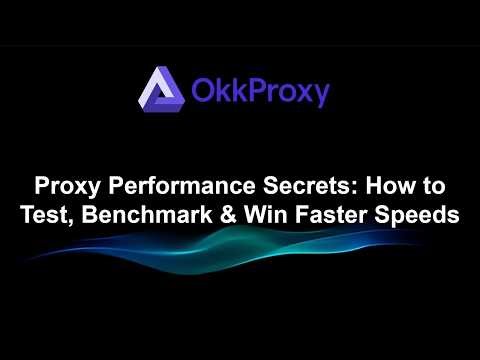Stop Using Slow Proxies! How to Test Proxy Performance Like a Pro
