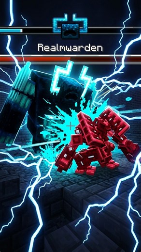 Twisted Warden Unleashed His Ultimate Power! ⚡ #minecraft