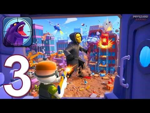 Heli Monsters - Gameplay Walkthrough Part 3 - Helicopter Giant Hunter Shooter (iOS, Android)