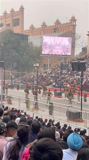 Attari Wagah Border Retreat Ceremony 🇮🇳 | Pure Goosebumps #travelwitha_man