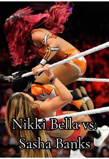 The Champion vs. The Champion 🩵☁️🫧🎐 #wwe #sashabanks #nikkibella #championvschampion #womenswrestling