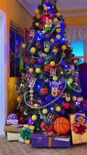 The PERFECT Holiday Setup 🎄 #Lakers #MiniHouse