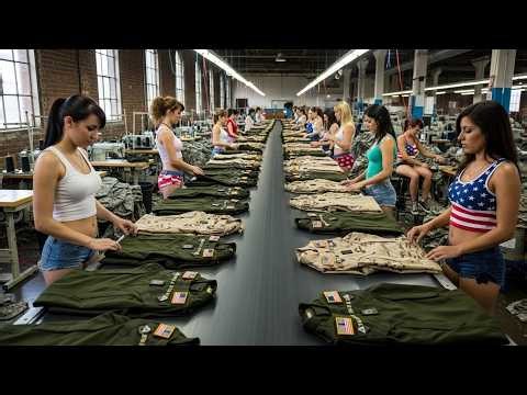 Crafting U.S. Military Clothing and Equipment: Inside the High-Tech Factory | Premium Process