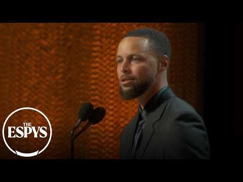 Steph Curry receives Muhammad Ali Sports Humanitarian Award