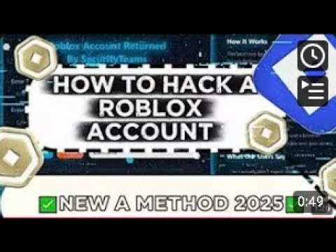 🔓 [NEW YEAR 2026] GUIDE HOW TO HACK ANY ROBLOX ACCOUNT⚡️