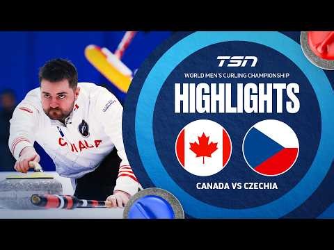 LGT World Men's Curling Championship: Draw 17 - Canada vs. Czechia