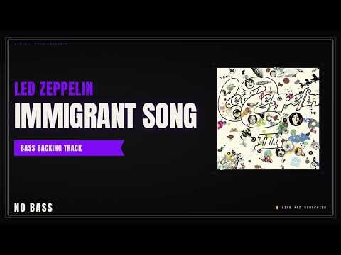Led Zeppelin - Immigrant Song | Bass Backing Track