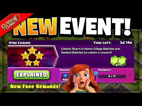 NEW Star Chaser Event Explained - FREE Rewards for Everyone in Clash of Clans!