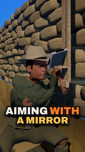 Why Is He Shooting Without Looking? 🪞💥