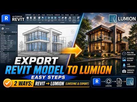 How to Export Revit Model to Lumion (Beginner Step-by-Step Tutorial)