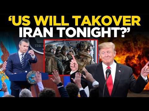 LIVE: Pentagon Launches Massive Strike On Iran | Iran Will Fall In 24 Hours? | Pentagon Huge Claim
