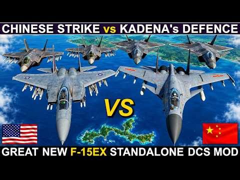 Can The BRILLIANT NEW F-15EX & F-35 Defend Okinawa From A Huge Chinese Strike? | DCS