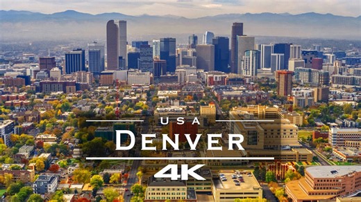 Denver Colorado From Above Stunning 4K Drone Footage and City Views