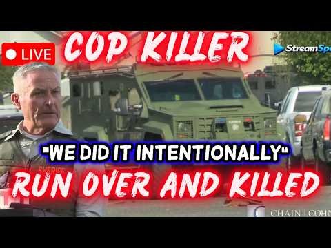 🔴 BREAKING: Suspect Who KILLED COP, RUN OVER by BearCat Armored Vehicle | Porterville, California