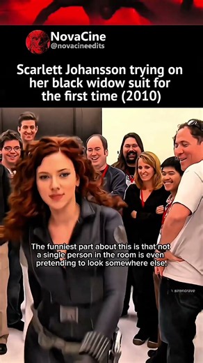 Scarlett Johansson Trying On Her Black Widow Suit For The First Time In 2010 Is Pure MCU History 😭