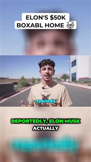 FaZe Rug Toured the $50K Tiny Home Elon Reportedly Lives In 🤯🏠 #boxabl